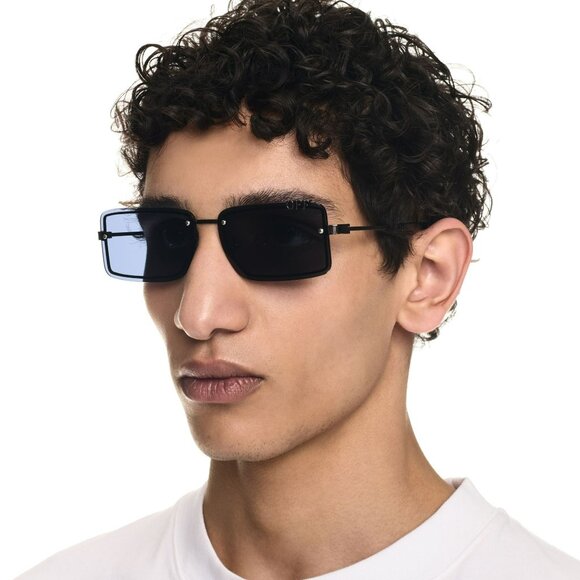 Off-White TAMPA Sunglasses – Gunmetal Blue Rectangular Frame | Model OERI13N 774 - Picture 8 of 11